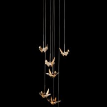 Подвесная люстра Alma LE7706/7 Gold