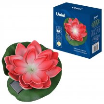 Газонная световая фигура  USL-S-826/PT060 RED WATERLILY