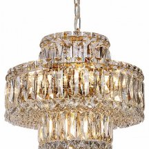 Подвесная люстра Newport 8450 8458+3/C gold