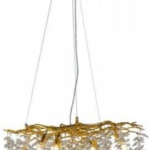 Подвесная люстра AM Group LEAF FALL LEAF FALL D800 GOLD