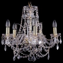 Подвесная люстра Bohemia Ivele Crystal 1411/5/160/G/Leafs