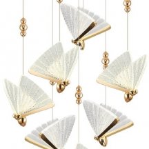 Подвесной светильник Butterfly OM8201008-7 rose gold