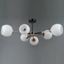 Потолочная люстра Illumico IL0715-6CSQ-24 BK GD LIBRA