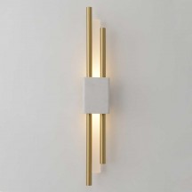 Бра Crystal Lux CARTA AP6W LED WHITE/BRASS