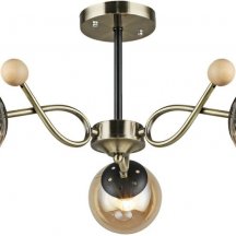 Потолочная люстра Reluce 02021-0.3-03 AB+BK