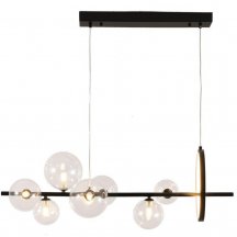 Подвесная люстра DeLight Collection Art Deco Bubble KG1233P-7 black/clear