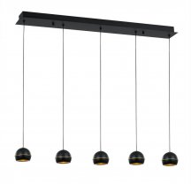 Подвесной светильник DeLight Collection MD21001034 MD21001034-5B black/gold
