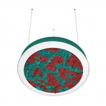 Подвесной светильник Aura Moss DL600S54NW Moss RAL6033 бирюзовый-красный