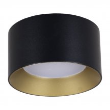 Точечный светильник Reluce 53060-9.5-001LD GX53 BK+GD