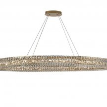 Подвесной светильник 8550 8550/160 C oval gold polished