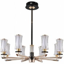 Люстра на штанге Indigo Grandioso 13038/8R Black