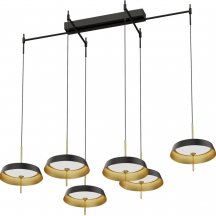 Подвесной светильник DeLight Collection MD18001061 MD18001061-6B  black/gold