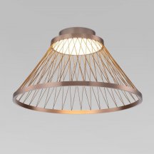 Потолочный светодиодный светильник Eurosvet Cesta 40019/1 LED коричневый