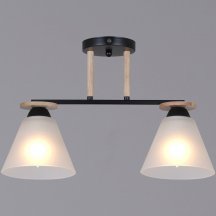 Потолочная люстра Reluce 11630-0.3-02 BK+WOOD