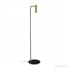 Торшер Maru P1194 Matt black/Matt brass