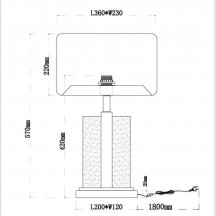 Интерьерная настольная лампа Arte Lamp Varum A5055LT-1PB