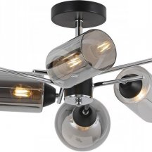 Люстра для натяжного потолка Illumico  IL8243-6COU-79 BK CR