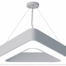 Подвесной светодиодный светильник Geometria ЭРА Delta SPO-154-W-40K-042 42Вт 4000К белый Б0050580