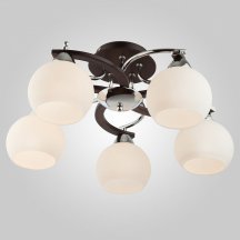 Китайская люстра Оптима Larion 9654/5 хром/венге