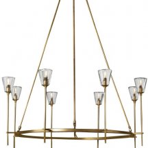 Подвесная люстра DeLight Collection Torche De Verre 8614P/8 gold