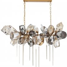 Подвесная люстра DeLight Collection Britannica 8898P/BL gold/smoky