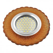 Встраиваемый светильник Fametto Luciole DLS-L140 Gu5.3 Glassy/Gold