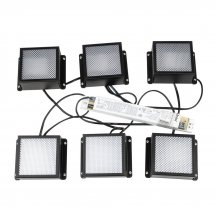 Встраиваемый светодиодный светильник Uniel Мини Домино ULP-0808 42W/4000К IP40 Grilyato Black Kit06