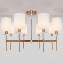 Люстра на штанге Eurosvet Brielle 60132/8 латунь