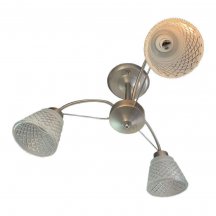 Потолочная люстра Elvan LU-38460/3-E14-Si+Wh российская