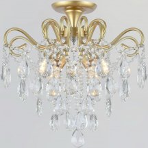 Люстра в гостиную Reluce  04066-0.3-04 MATT GOLD+CR