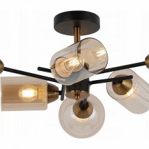 Потолочная люстра Illumico IL8243-6COU-79 BK GD