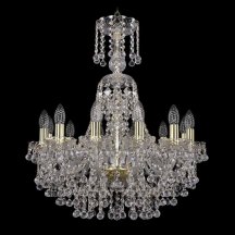 Люстра для натяжных потолков Bohemia Ivele Crystal 1409 1409/12/195/XL-68/G