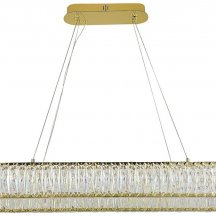 Подвесной светильник Newport 8240 8240/90 oval gold