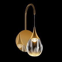 Бра Stilla MB24001004-1A gold/clear