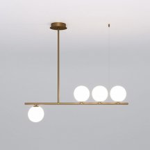 Люстра для кухни Eurosvet Fredo 70136/4 латунь