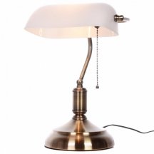 Офисная настольная лампа Lumina Deco Banker LDT 305 WT