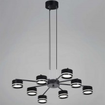 Подвесная люстра Reluce 19490-0.4-4+4 Black