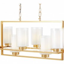 Подвесная люстра Lumina Deco Lino LDP 1239-8 F.GD