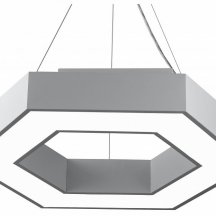 Подвесной светодиодный светильник Geometria ЭРА Hexagon SPO-123-W-40K-045 45Вт 4000К белый Б0050554