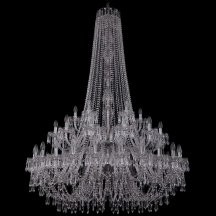 Элитная люстра Bohemia Ivele Crystal 1410 1410/24+12+6/460/h-175/2d/Ni/V0300