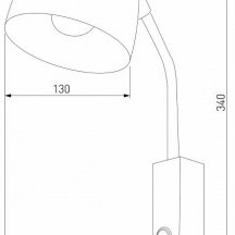 Бра TK Lighting Soho 4167 Soho Black