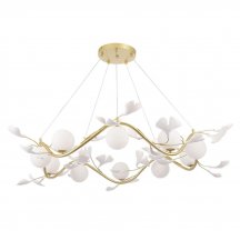 Подвесная люстра Crystal Lux Colibri SP10 Gold