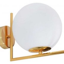 Настенный бра с выключателем Lumina Deco Sorento LDW 1215-1 WT+GD