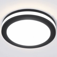 Встраиваемый светодиодный светильник Elektrostandard Aster DSKR80 5W 3300K черный a063989
