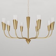 Подвесная люстра Eurosvet Rhyton 60167/8 латунь