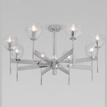 Подвесная люстра Eurosvet Arrista 60130/8 хром Smart