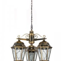 Уличный светильник подвесной Oasis Light ASTORIA 2M 91470M/3 Gb овал