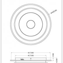 Потолочный светильник Button MR9000-CL