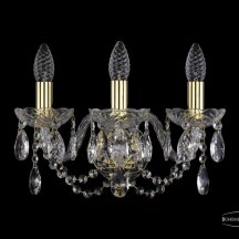 Классический настенный светильник Bohemia Ivele Crystal 1402 1402B/3/141/G