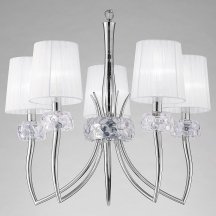 Люстра в спальню Mantra Loewe Chrome 4631